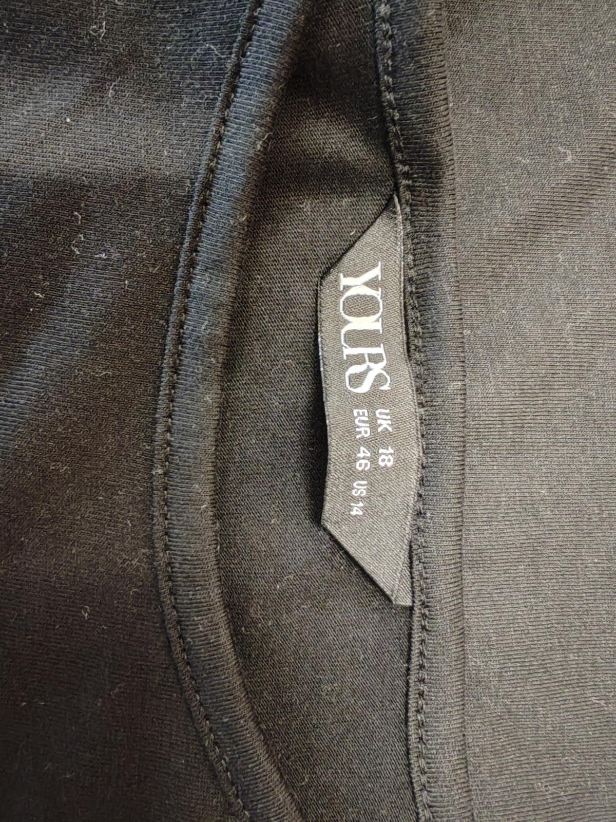 YOURS | UK 18 | Pumpkin TShirt | Polyester