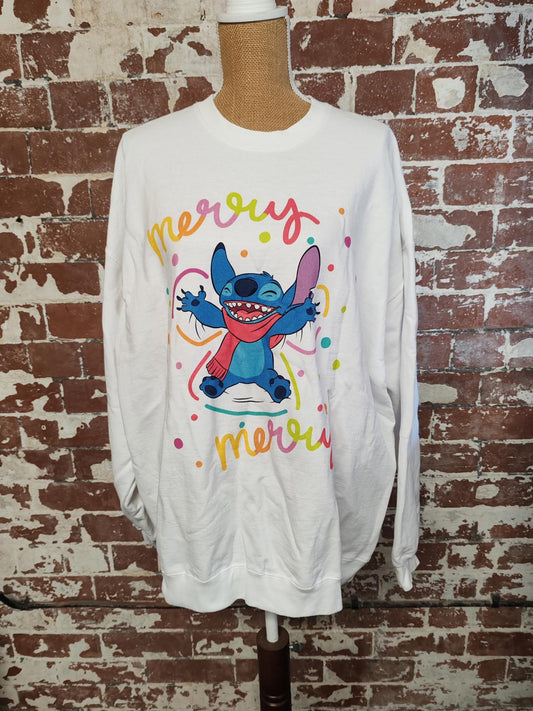 Disney | 2XL | Stitch Merry Jumper | Cotton