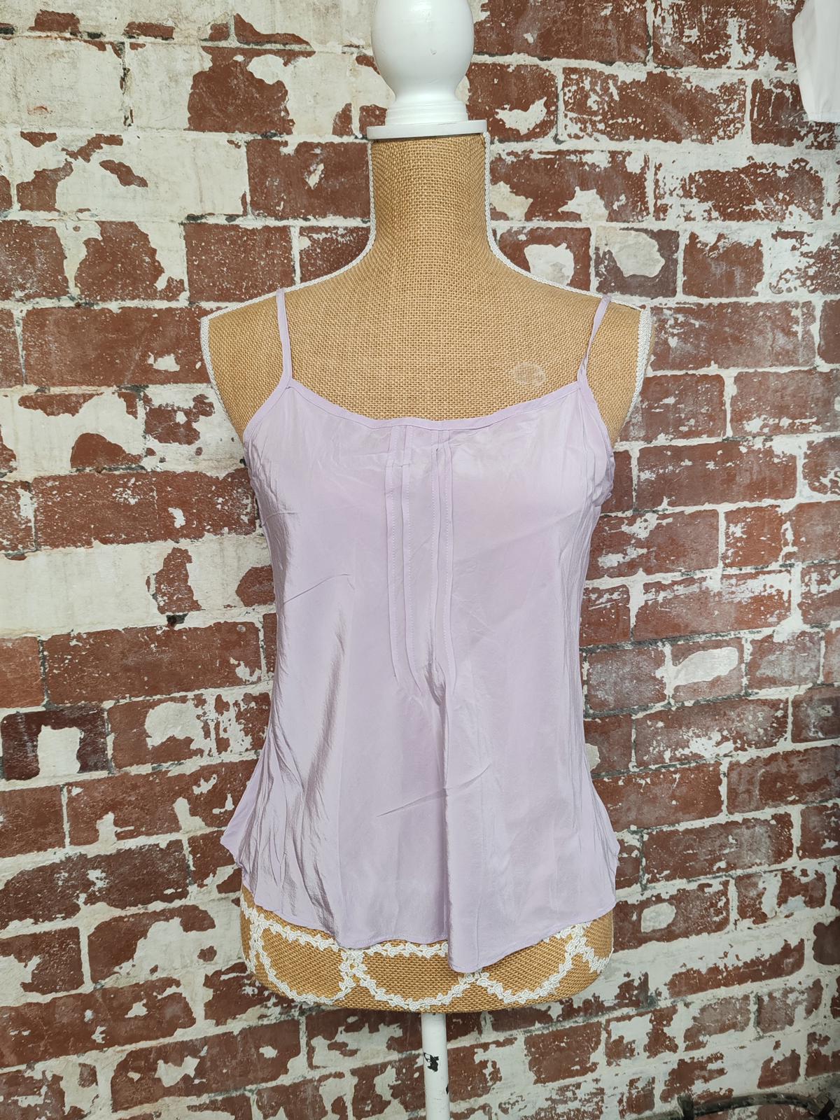 Tia | UK 12 | Light Purple Camisole | Chiffon