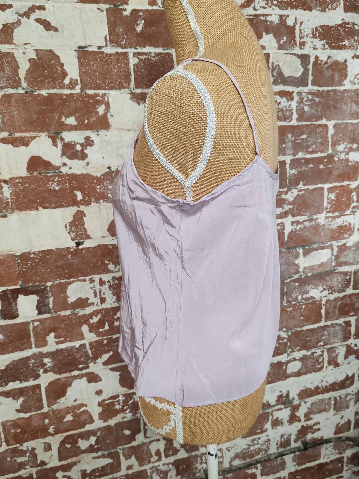 Tia | UK 12 | Light Purple Camisole | Chiffon