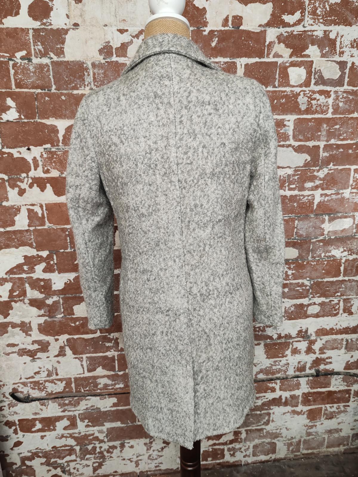 Formula Joven | 40 | Grey Wool Coat | Wool Blend