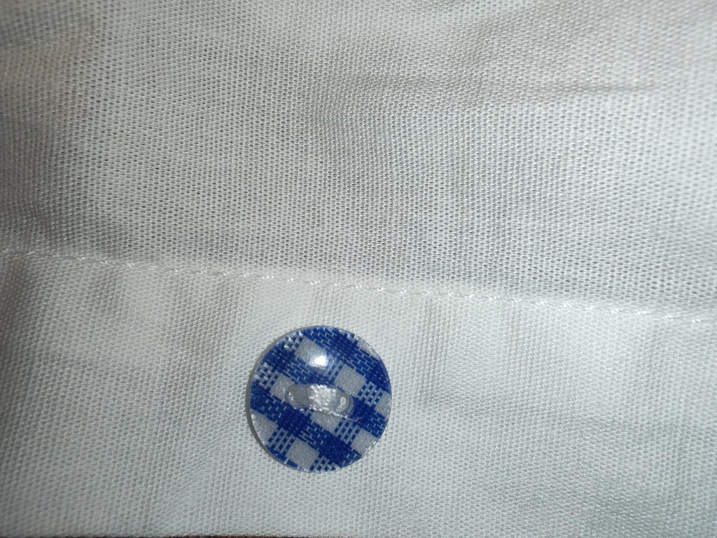 Bariloche | UK 10 | White & Blue Shirt | Mixed materials