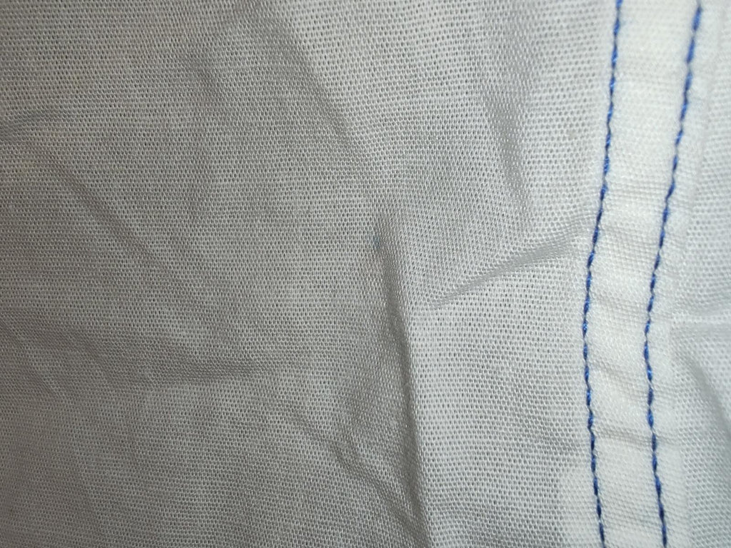 Bariloche | UK 10 | White & Blue Shirt | Mixed materials