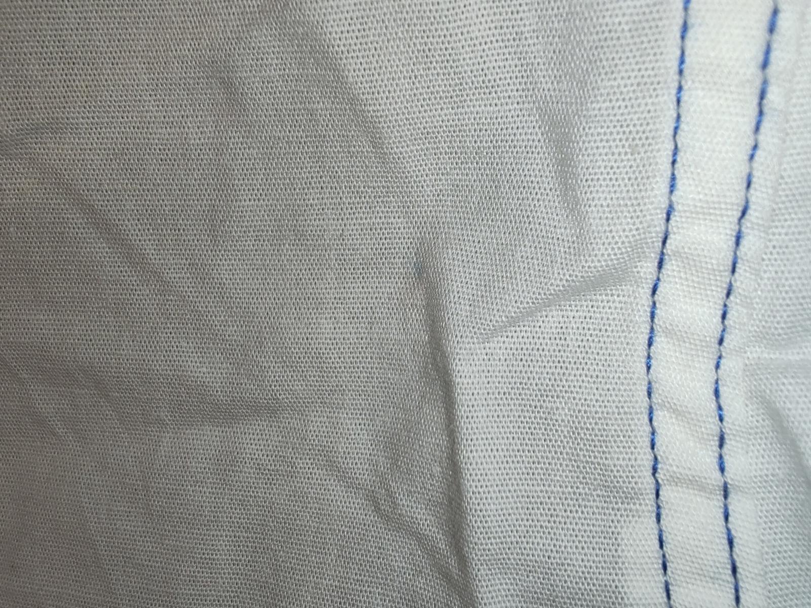 Bariloche | UK 10 | White & Blue Shirt | Mixed materials