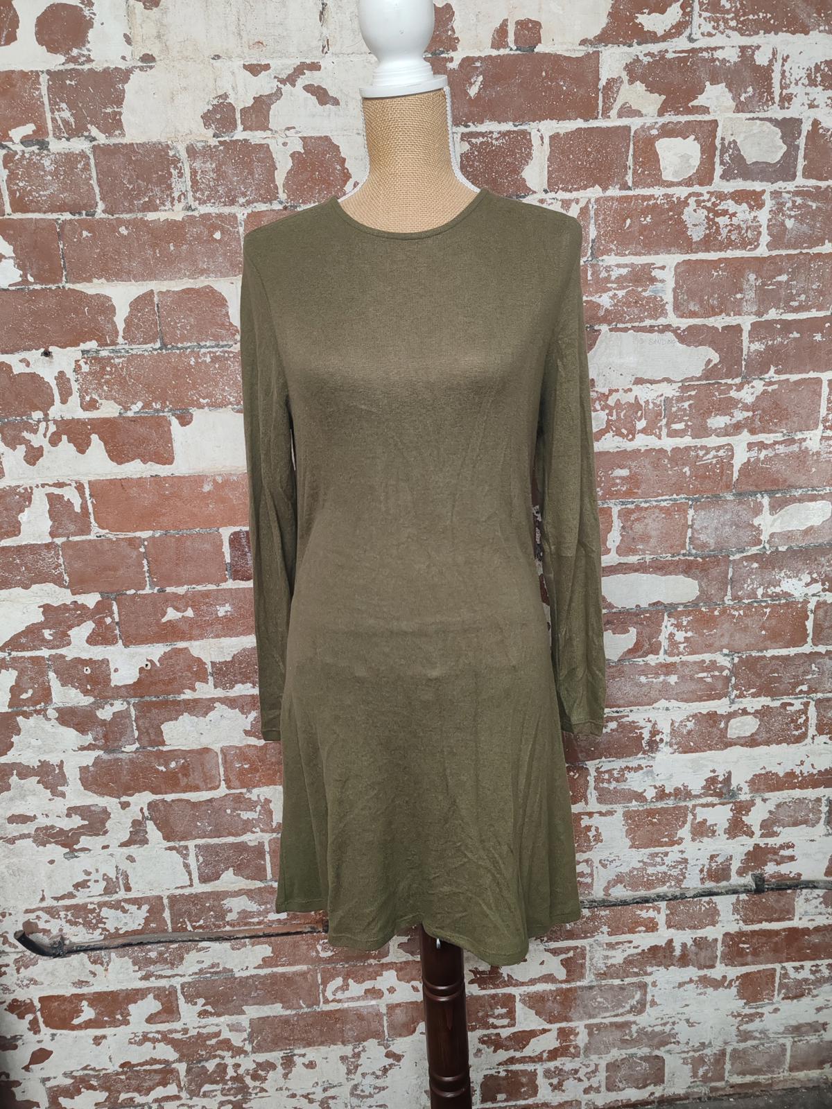 George | UK 12 | Khaki Dress | Polyester