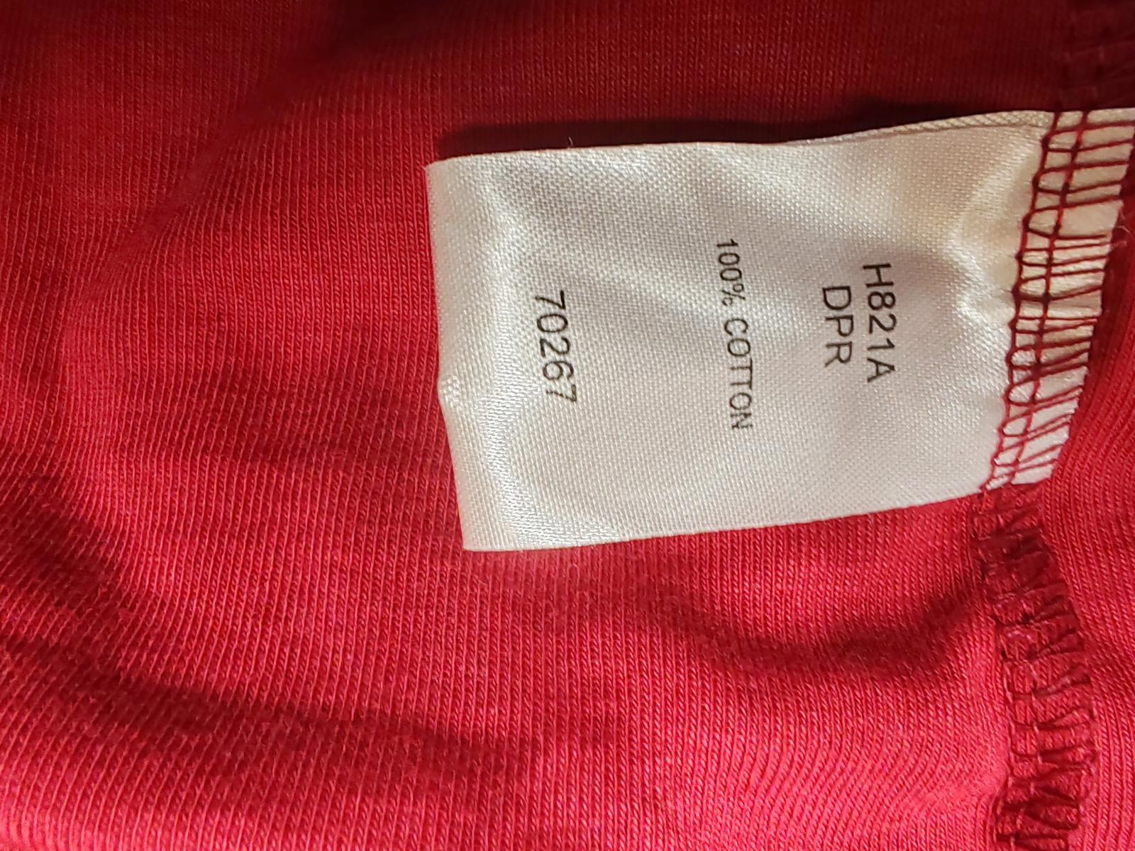 Cotton Traders | UK 10 | Red 3/4 Sleeve Tshirt | Cotton