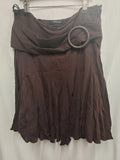 Jane Norman | UK 12 | Brown Boho Skirt | Cotton