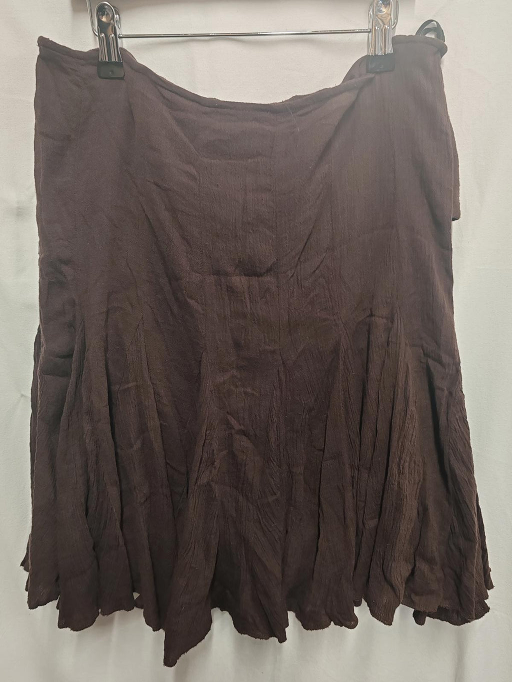 Jane Norman | UK 12 | Brown Boho Skirt | Cotton