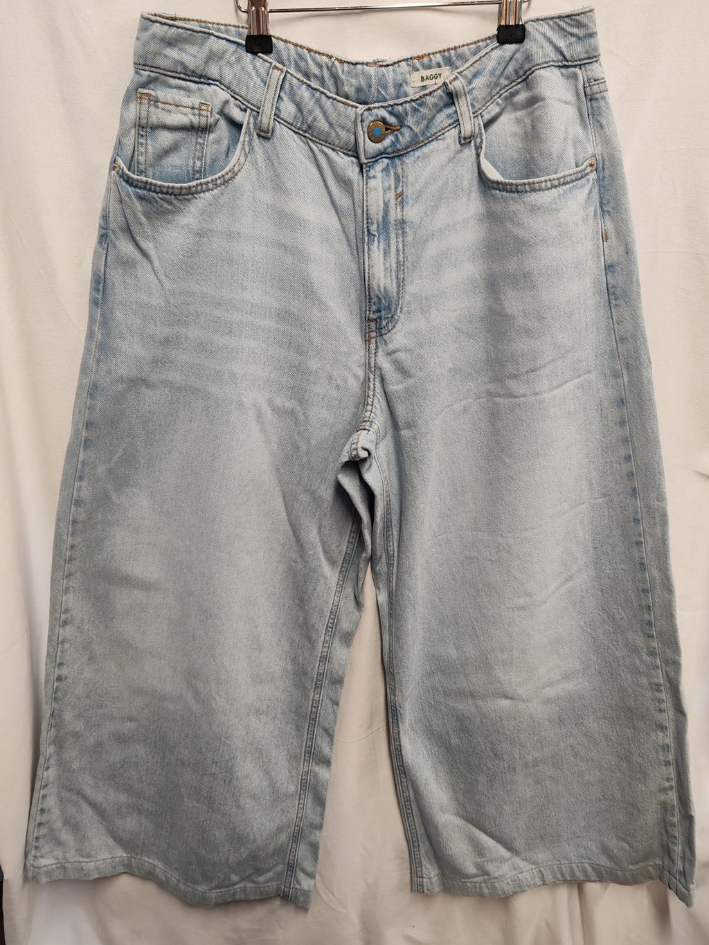 River Island | UK 14S | Wide Denim Jeans