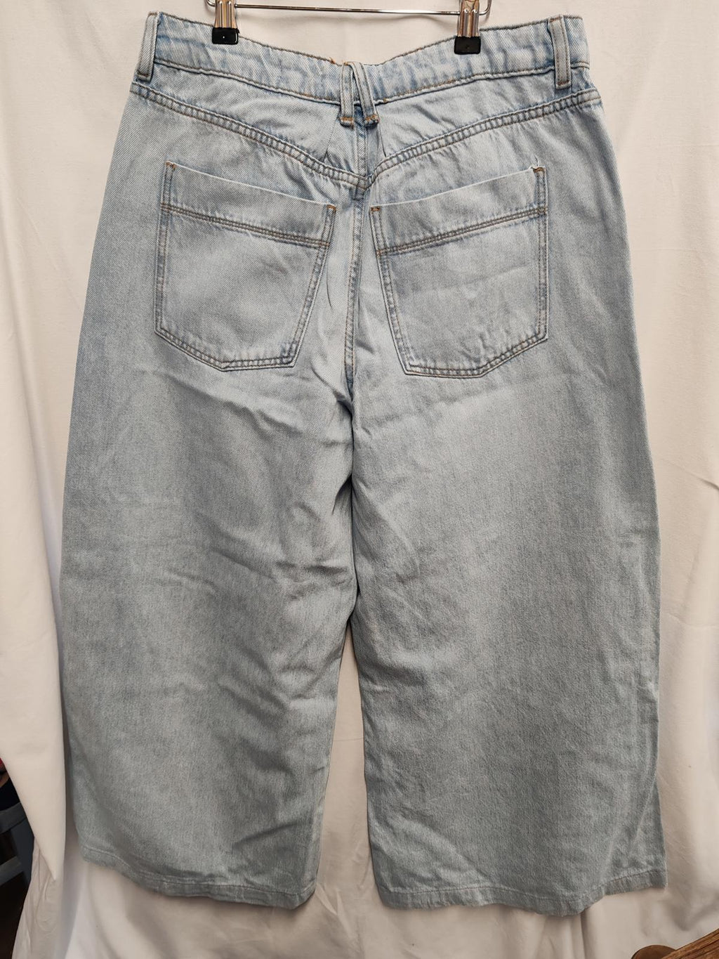 River Island | UK 14S | Wide Denim Jeans