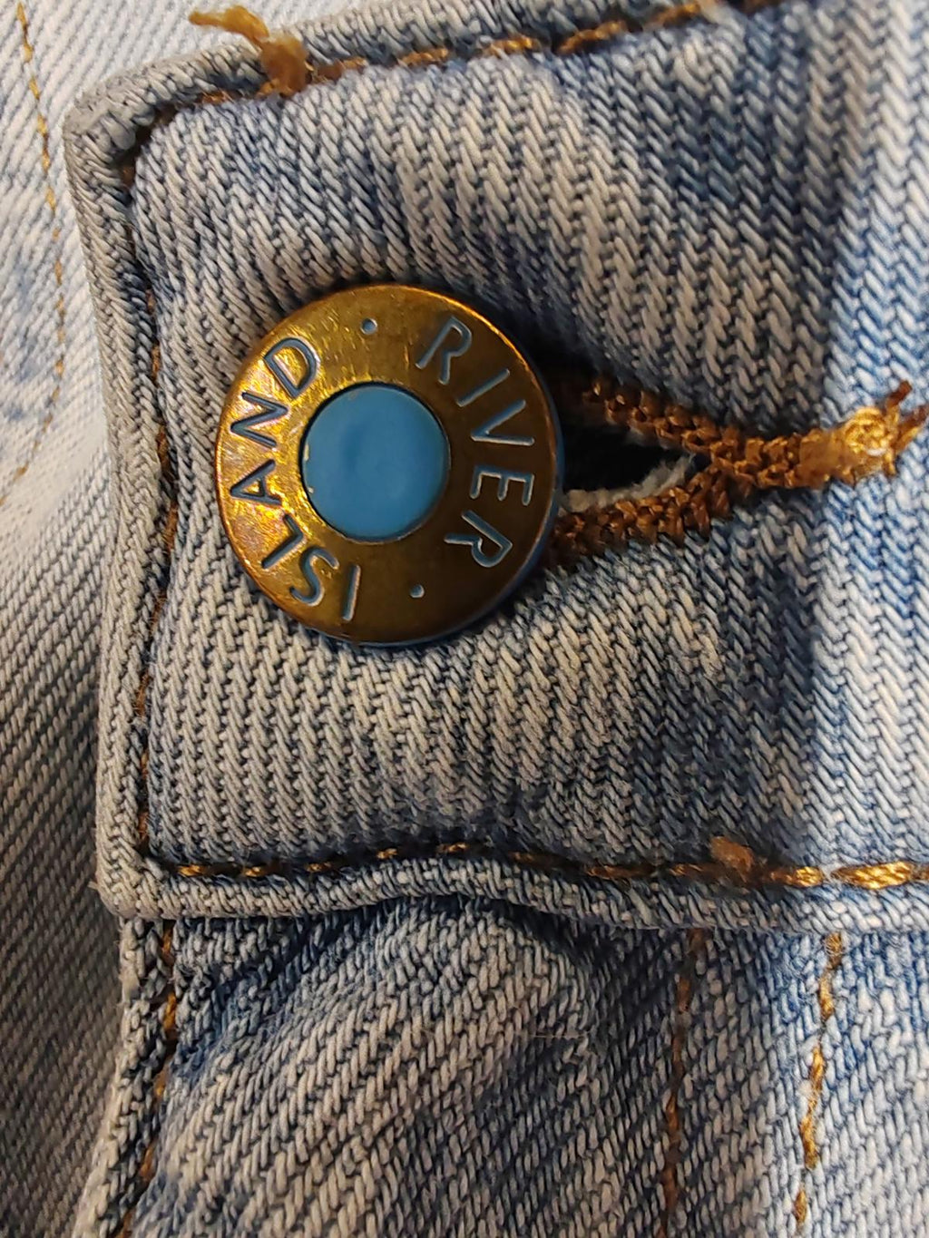 River Island | UK 14S | Wide Denim Jeans