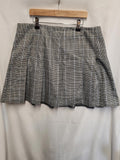 Next | UK 14 | Dog Tooth Pleated Skirt | Polyester