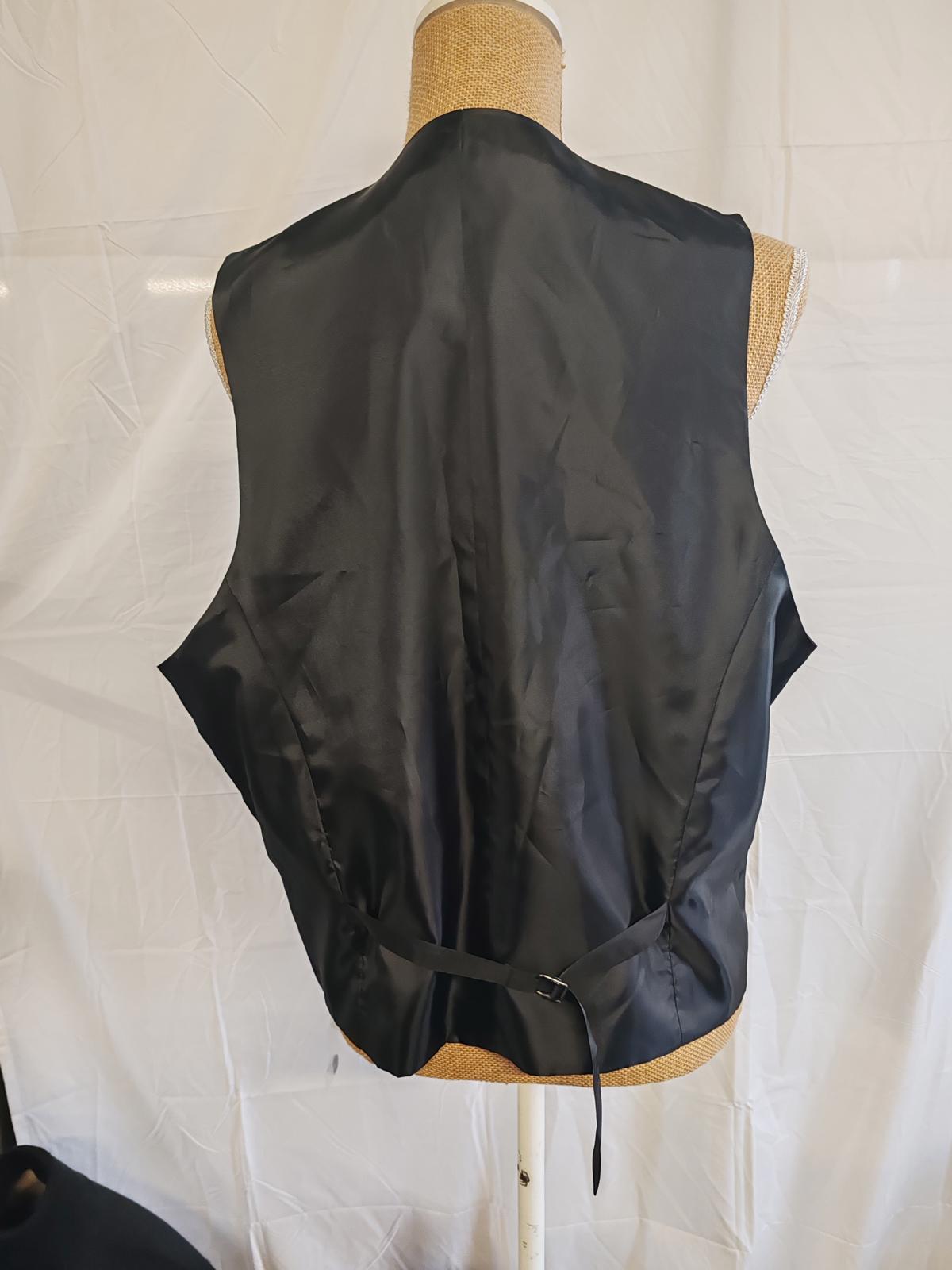 Asos | 46" Chest | Black waistcoat | Polyester
