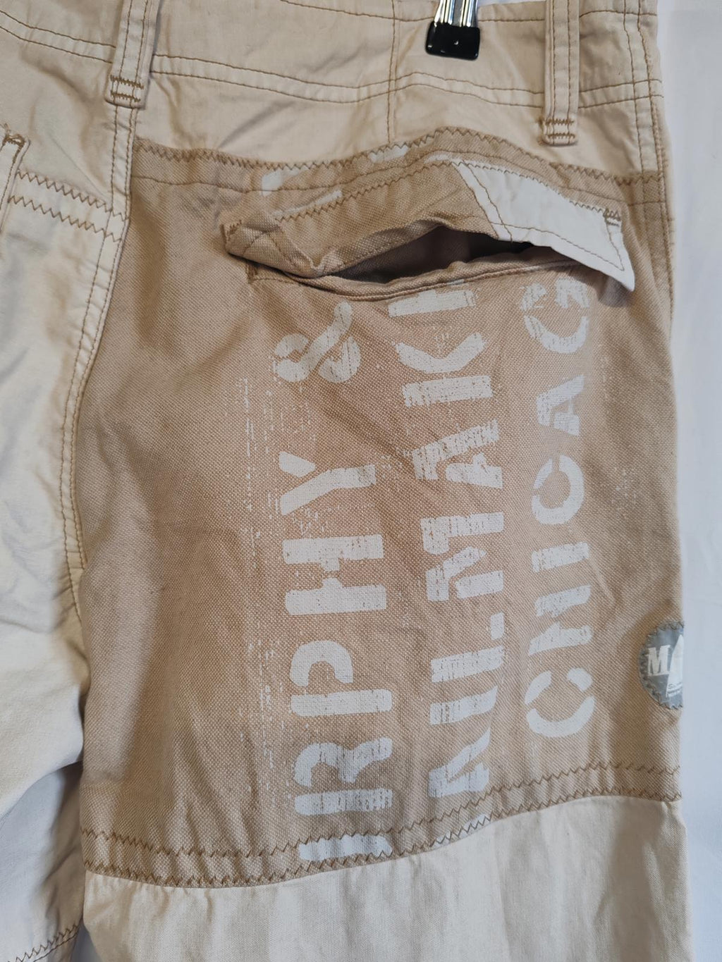 Murphy & Nye | 34" Waist | Beige trousers | Cotton