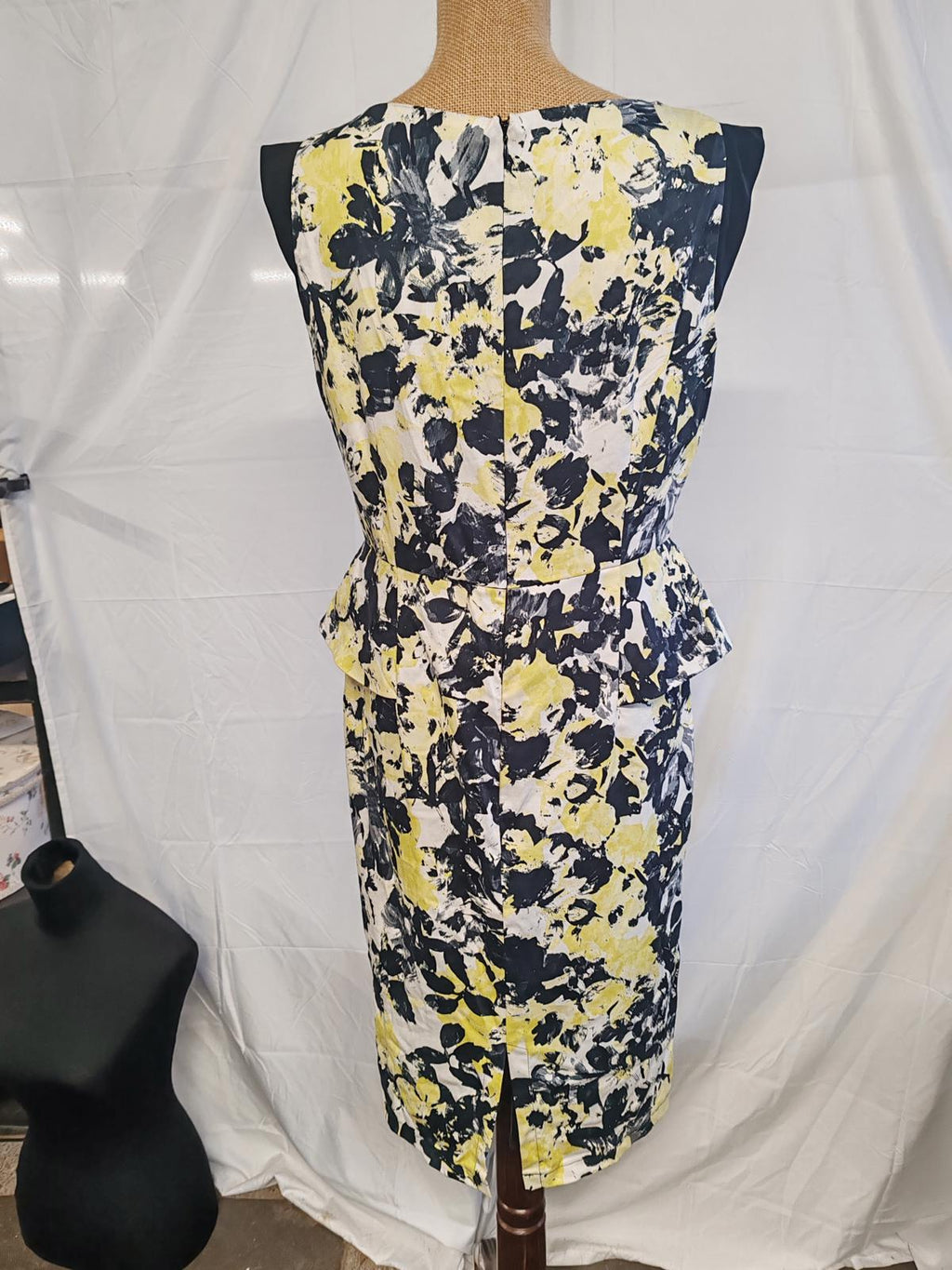 Per Una | UK 14 | Mixed Colour Pencil Dress | Cotton