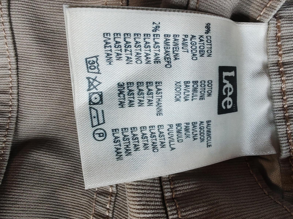 Lee | W32 L30 | Beige Cord Jeans | Cotton