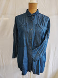 Barbour | UK 16 | Faded Denim Shirt | Lyocell