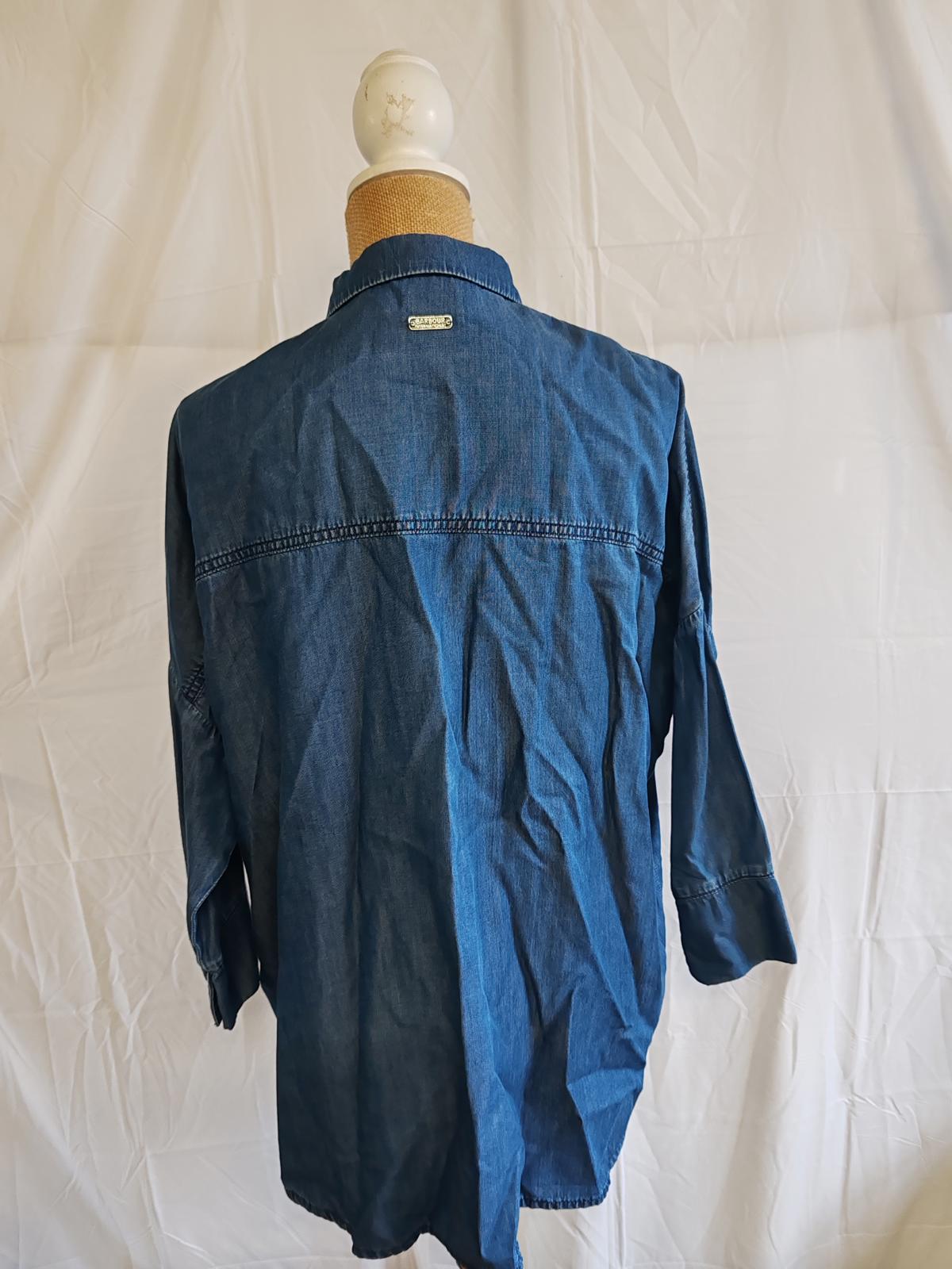 Barbour | UK 16 | Faded Denim Shirt | Lyocell