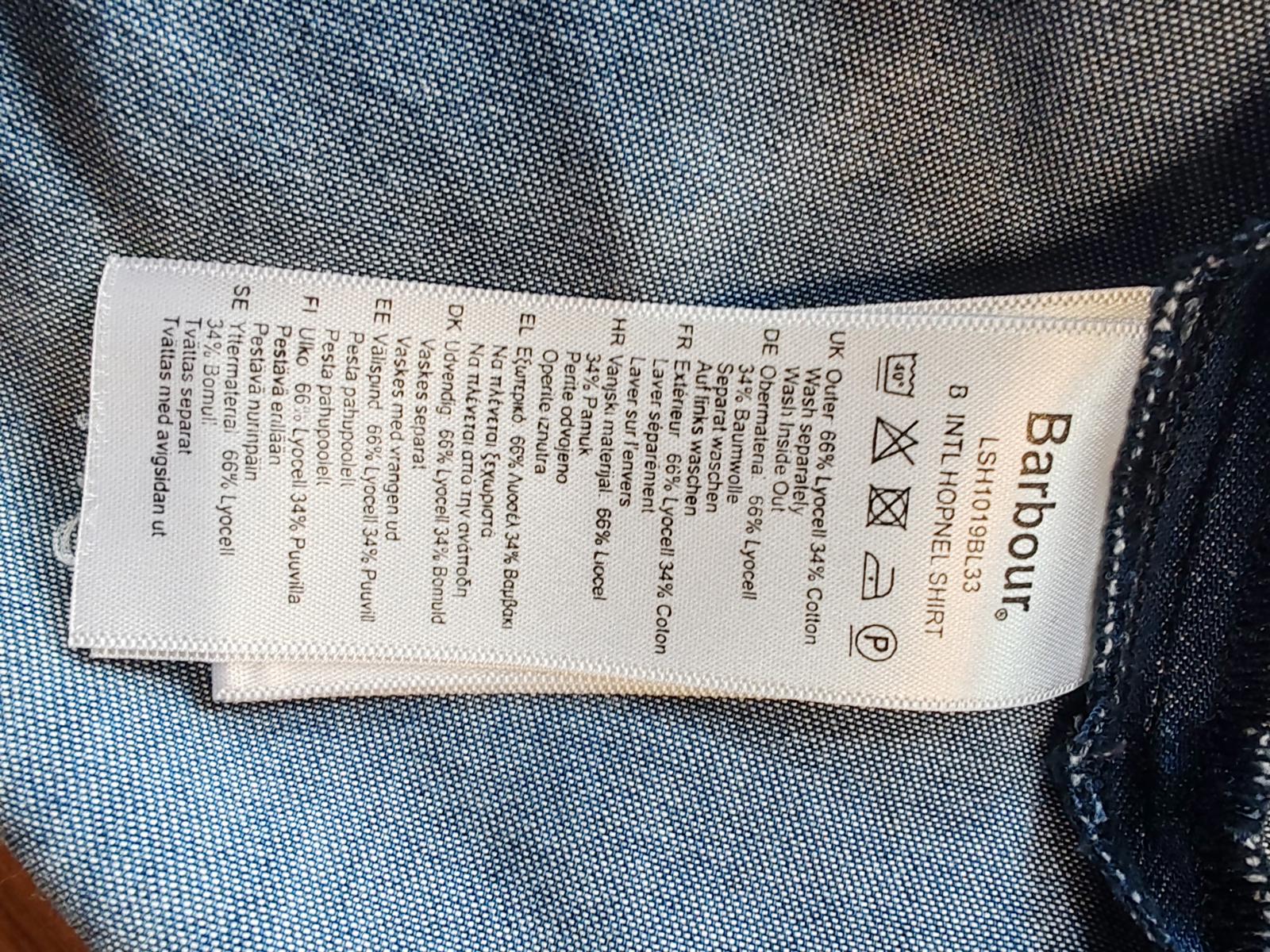 Barbour | UK 16 | Faded Denim Shirt | Lyocell