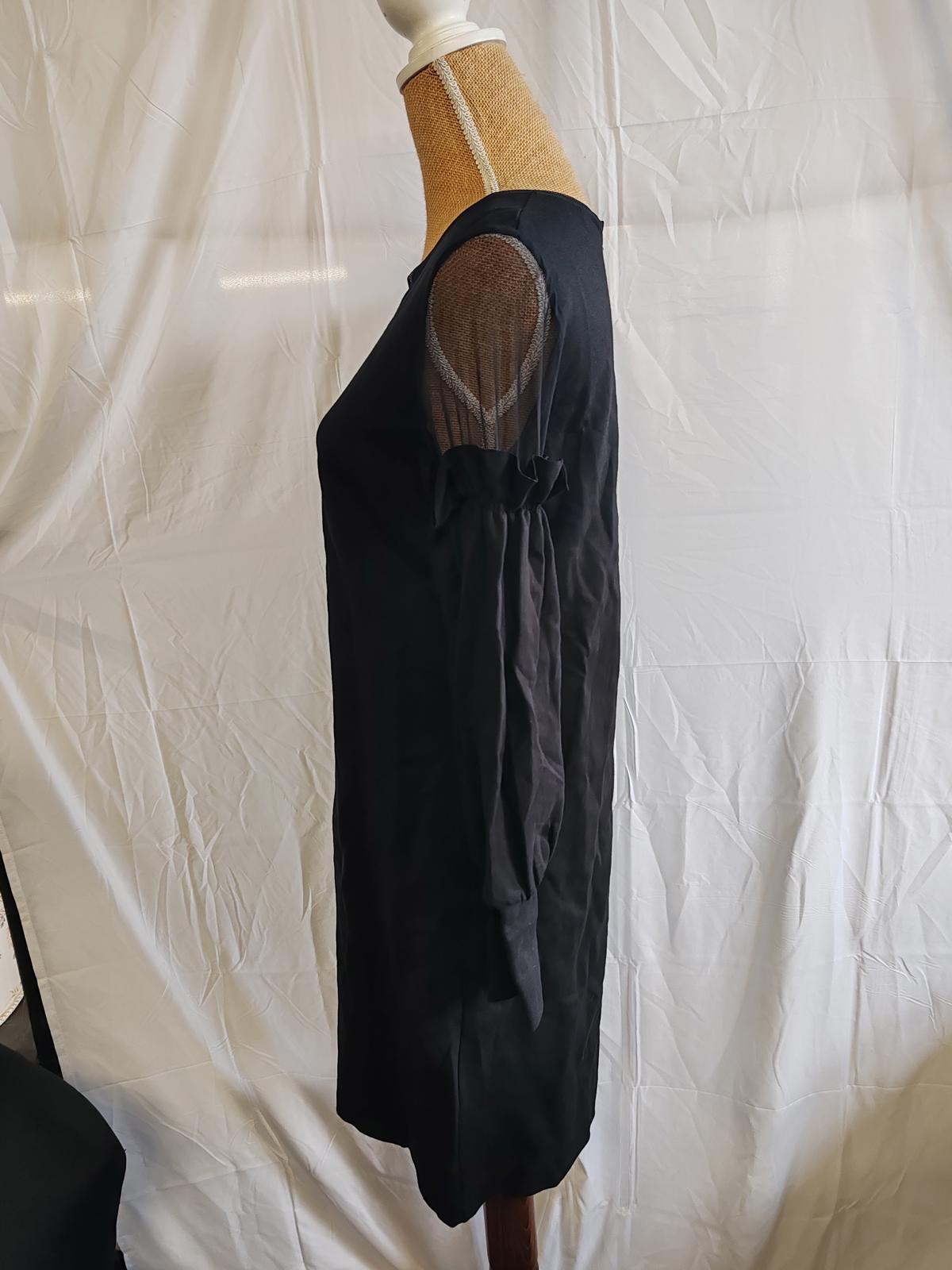D. Exterior | UK L | Black Bodycon Dress | Viscose