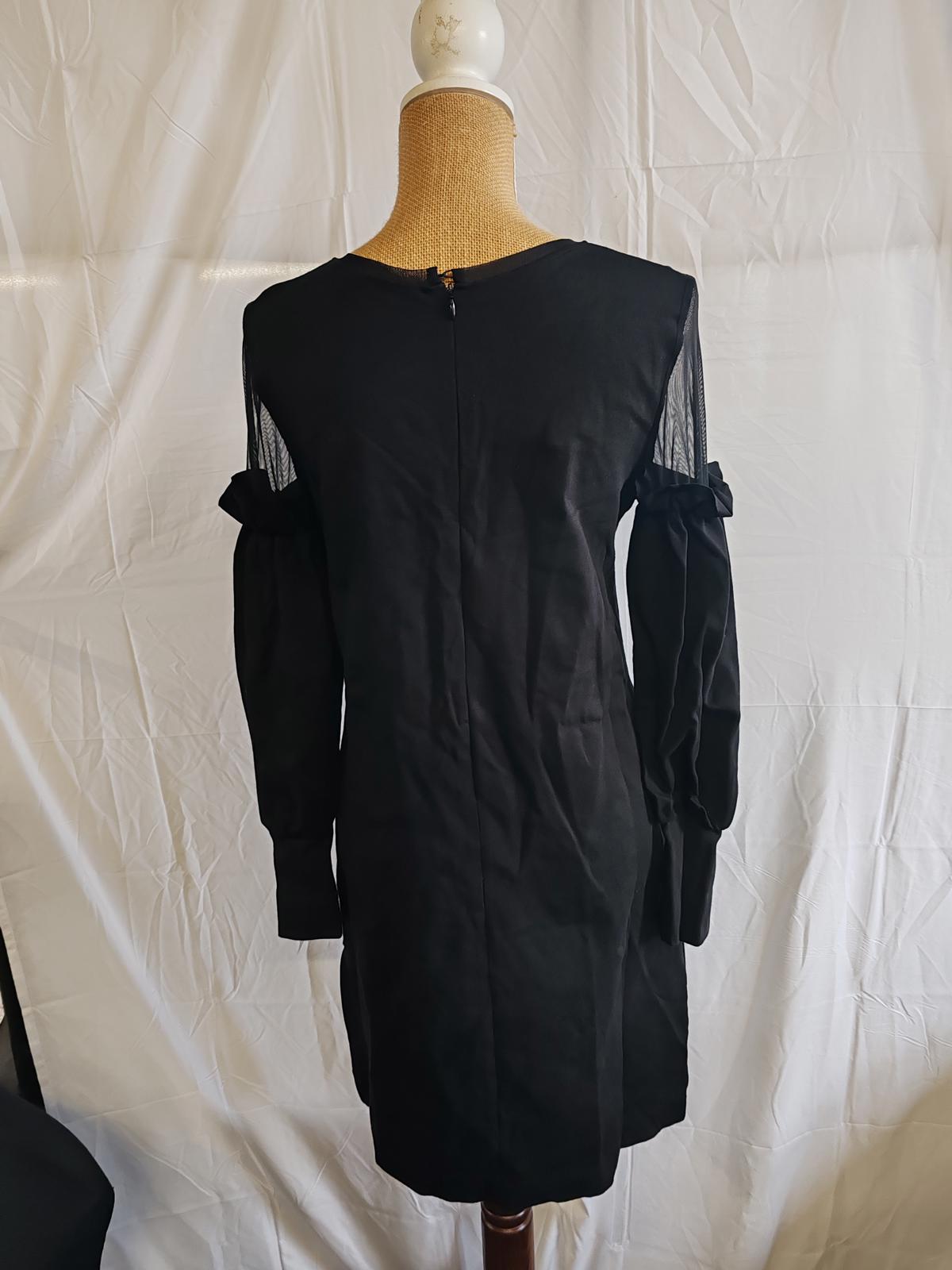 D. Exterior | UK L | Black Bodycon Dress | Viscose