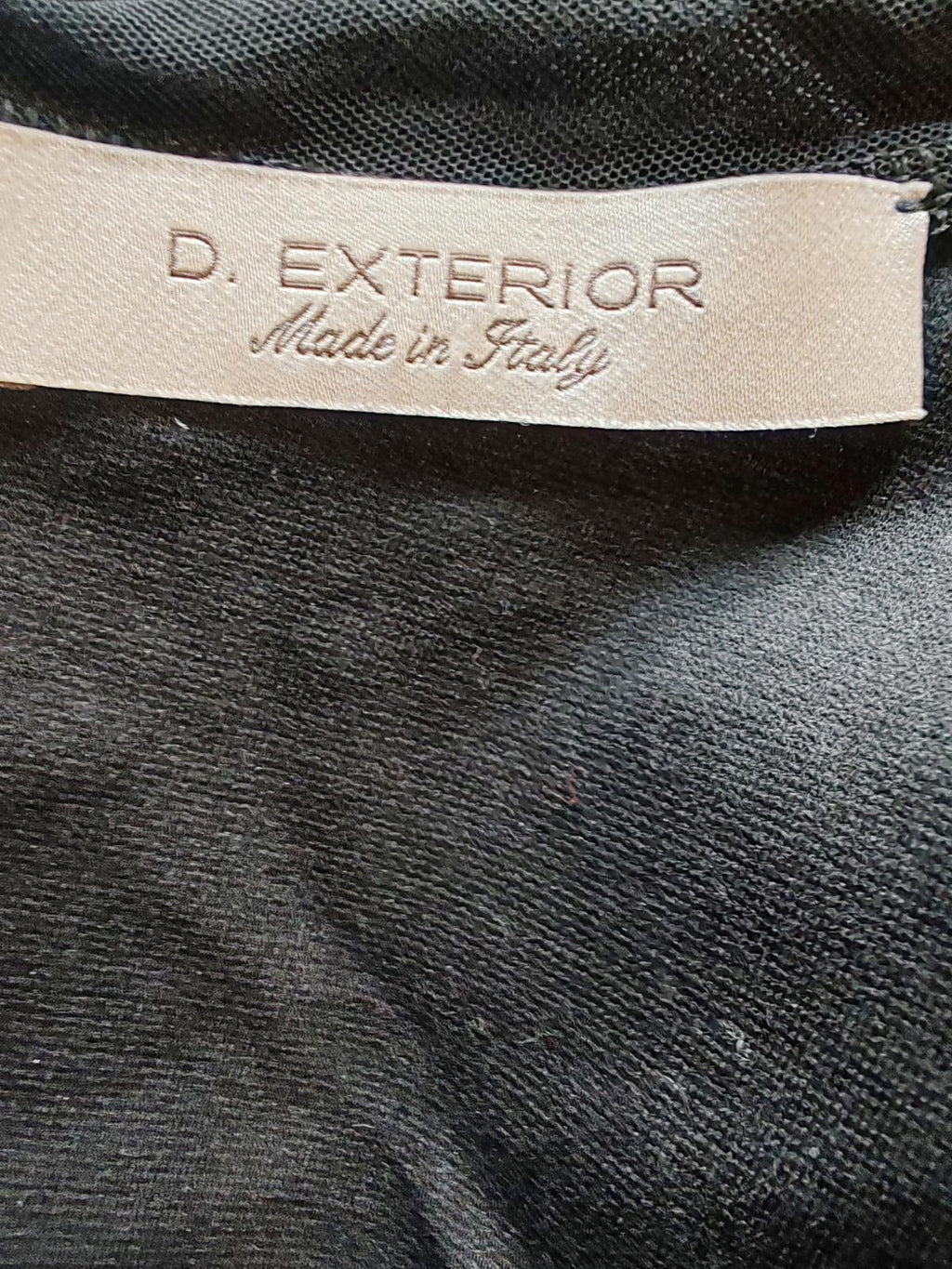 D. Exterior | UK L | Black Bodycon Dress | Viscose