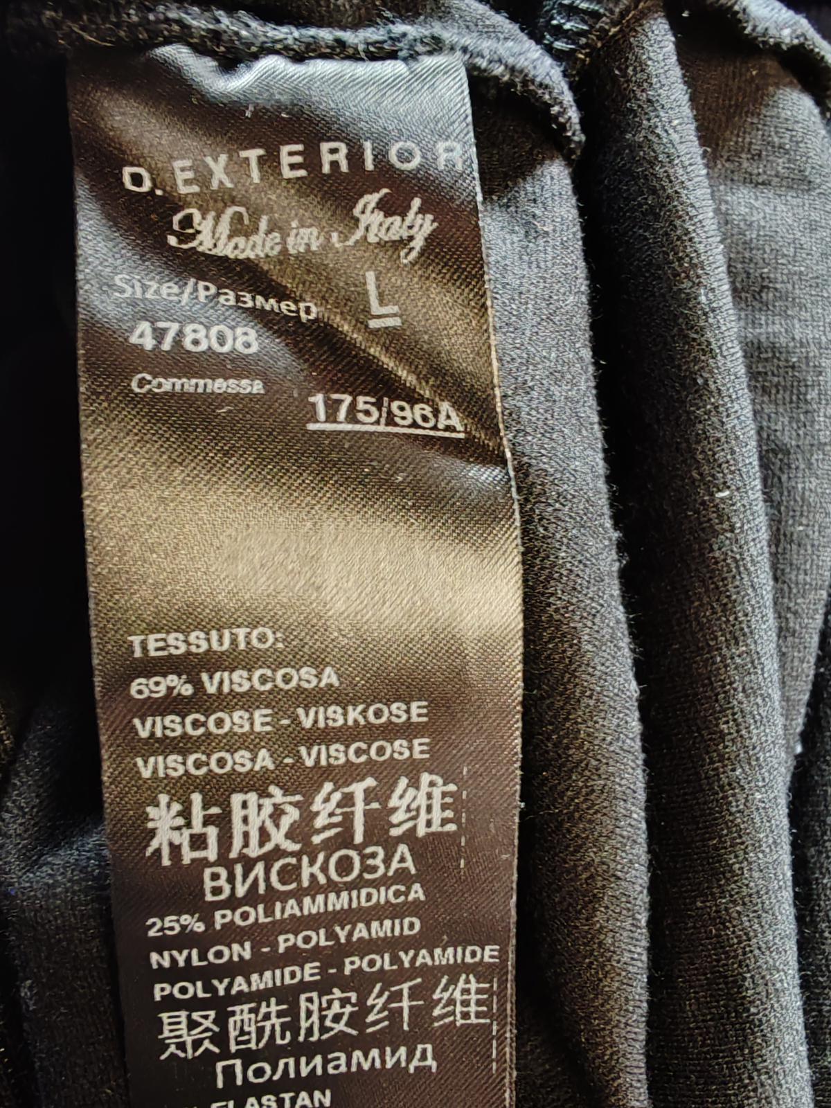 D. Exterior | UK L | Black Bodycon Dress | Viscose