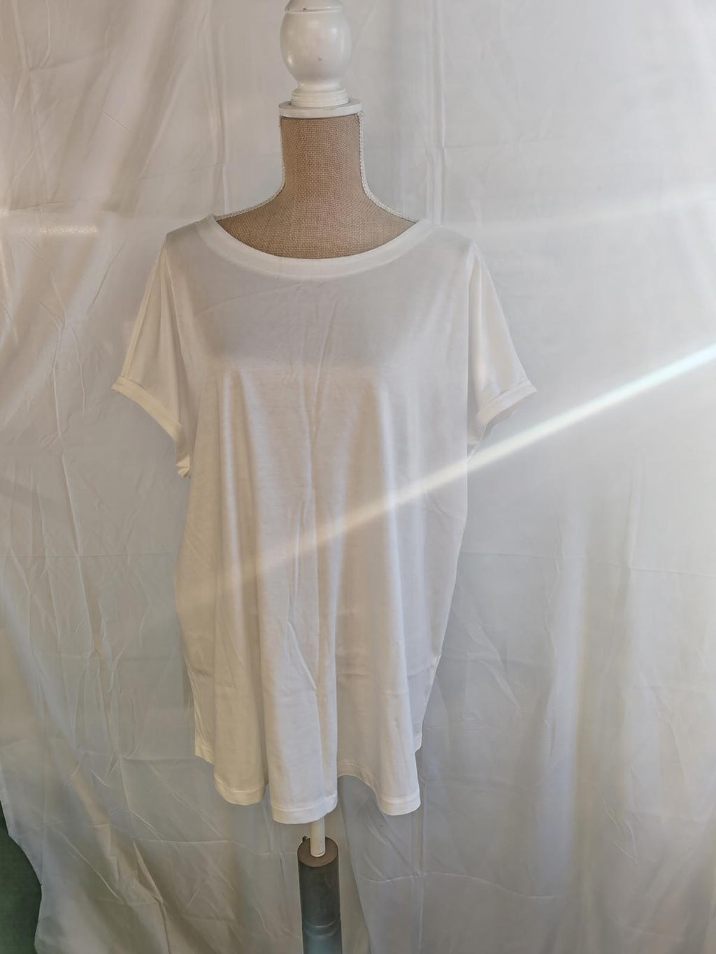 Next | UK 20 | White Cap Sleeve Tshirt | Cotton