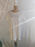 Next | UK 20 | White Cap Sleeve Tshirt | Cotton