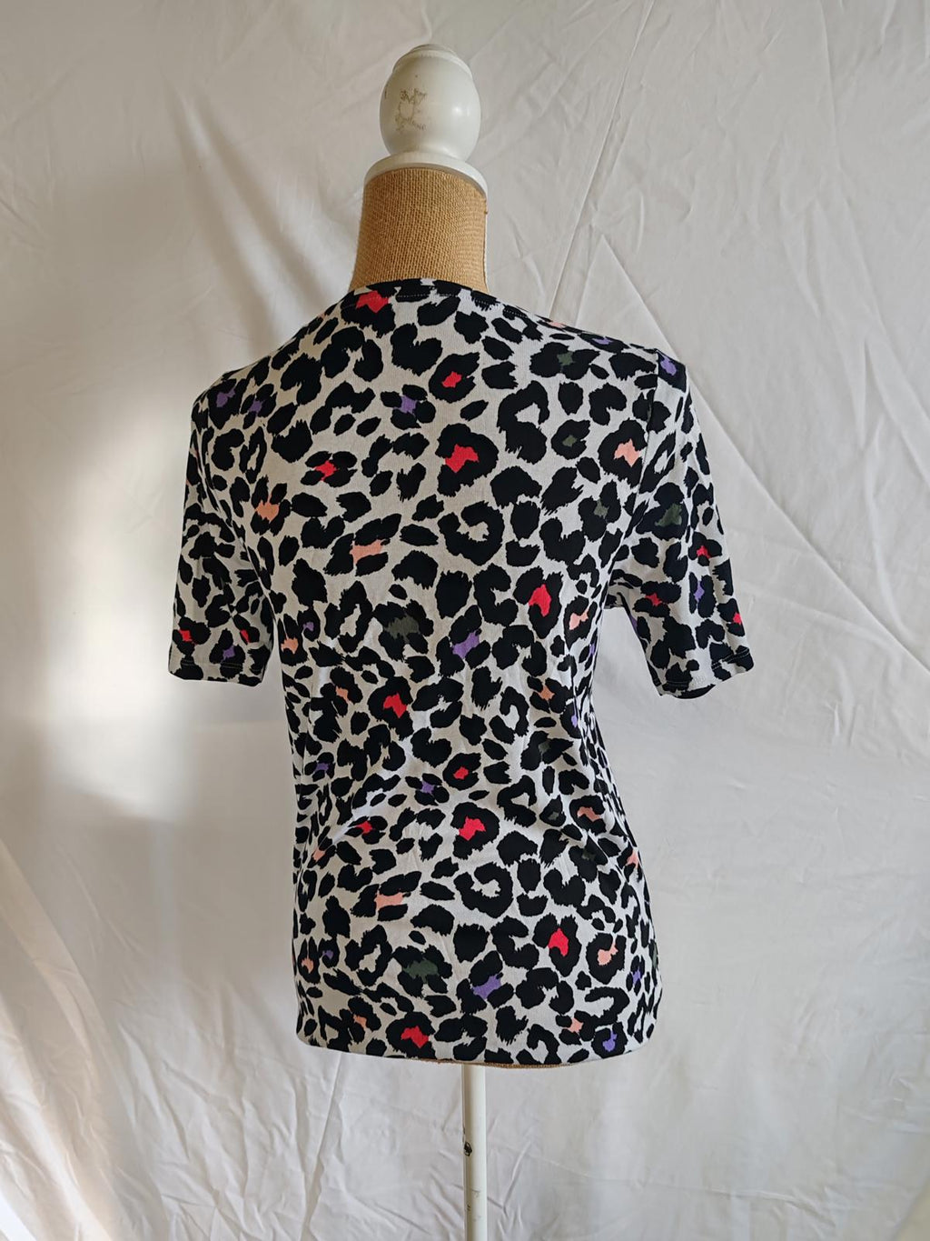 M&S | UK 14 | Leopard Print Tshirt | Cotton