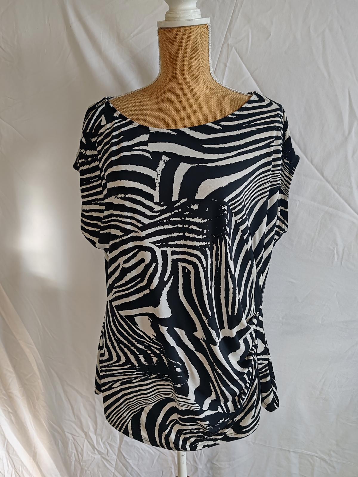 Wallis | XL | Zebra Print Top | Polyester