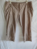 bpc | UK 24 | Beige 3/4 Pants | Cotton