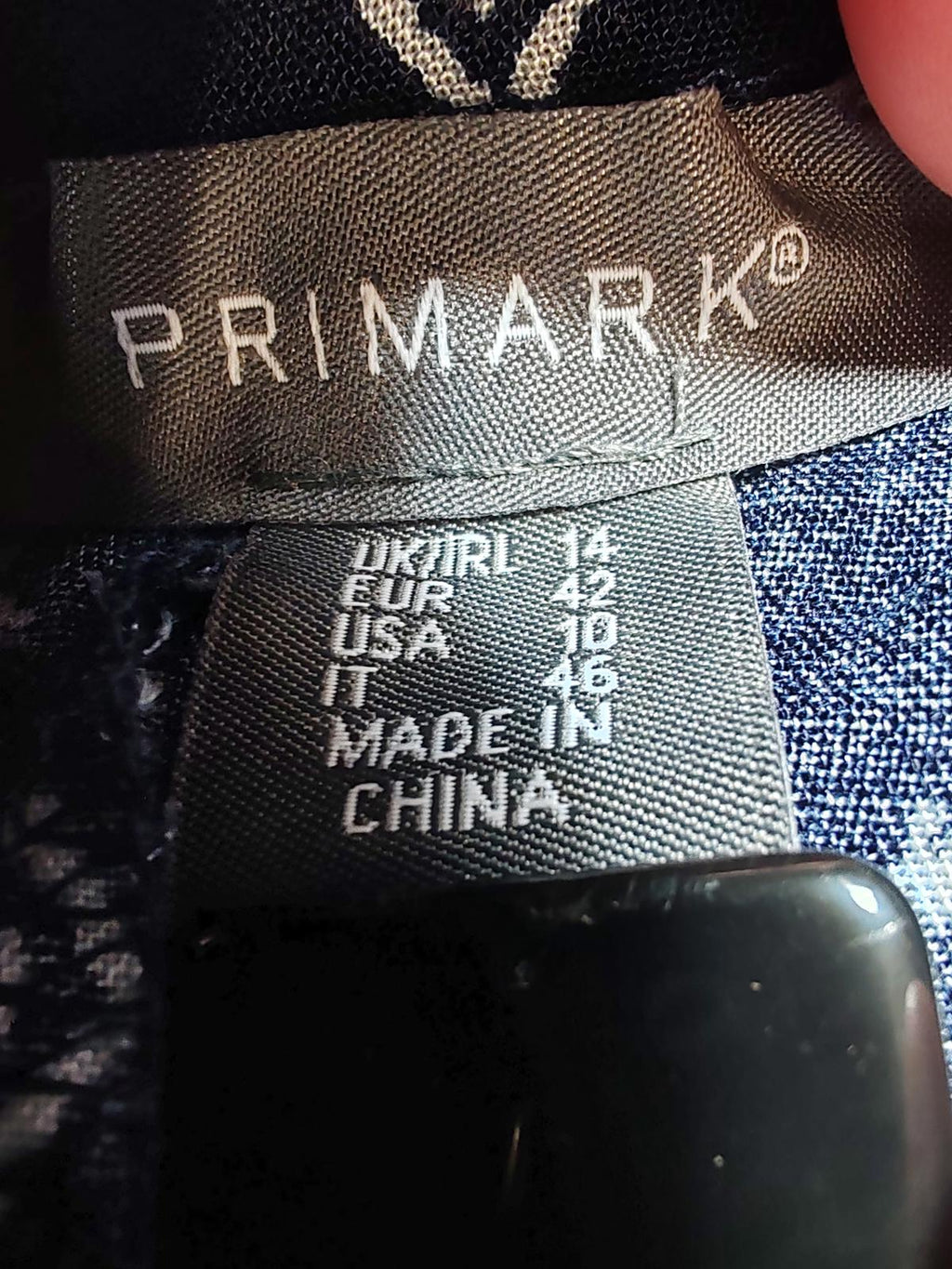 Primark | UK 14 | Navy Pants | Viscose