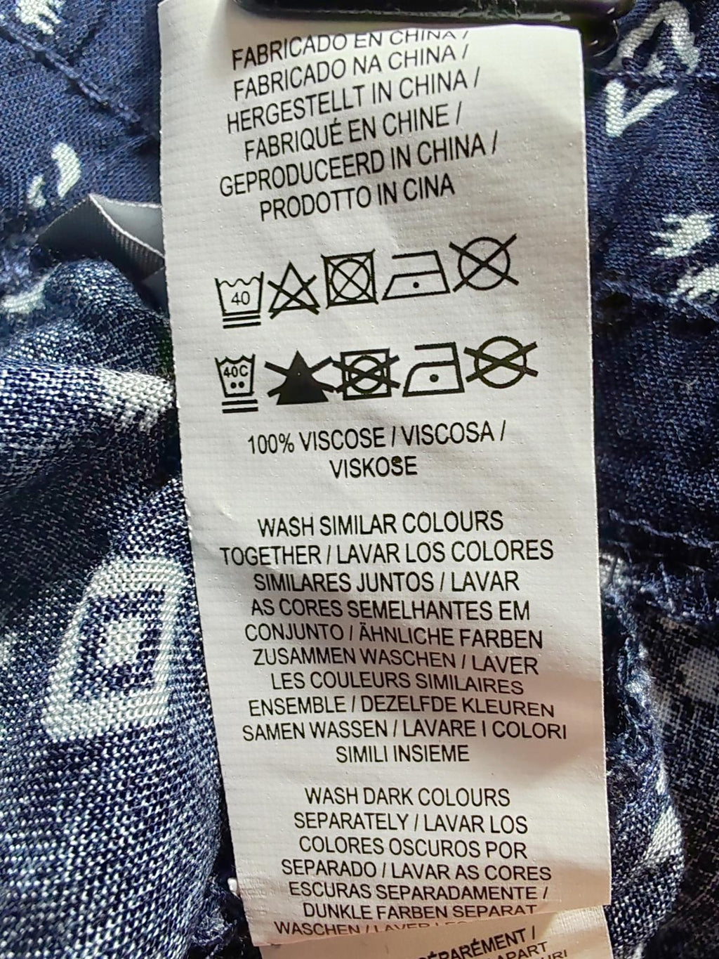 Primark | UK 14 | Navy Pants | Viscose