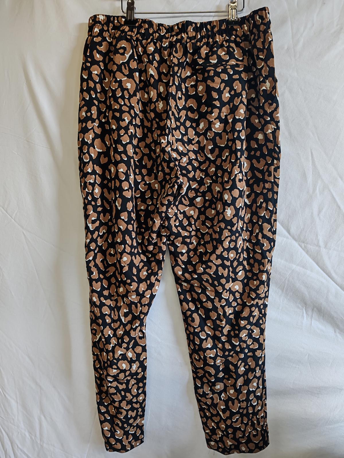 Primark | UK 14 | Leopard Print Pants | Polyester