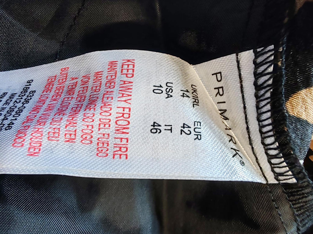 Primark | UK 14 | Leopard Print Pants | Polyester