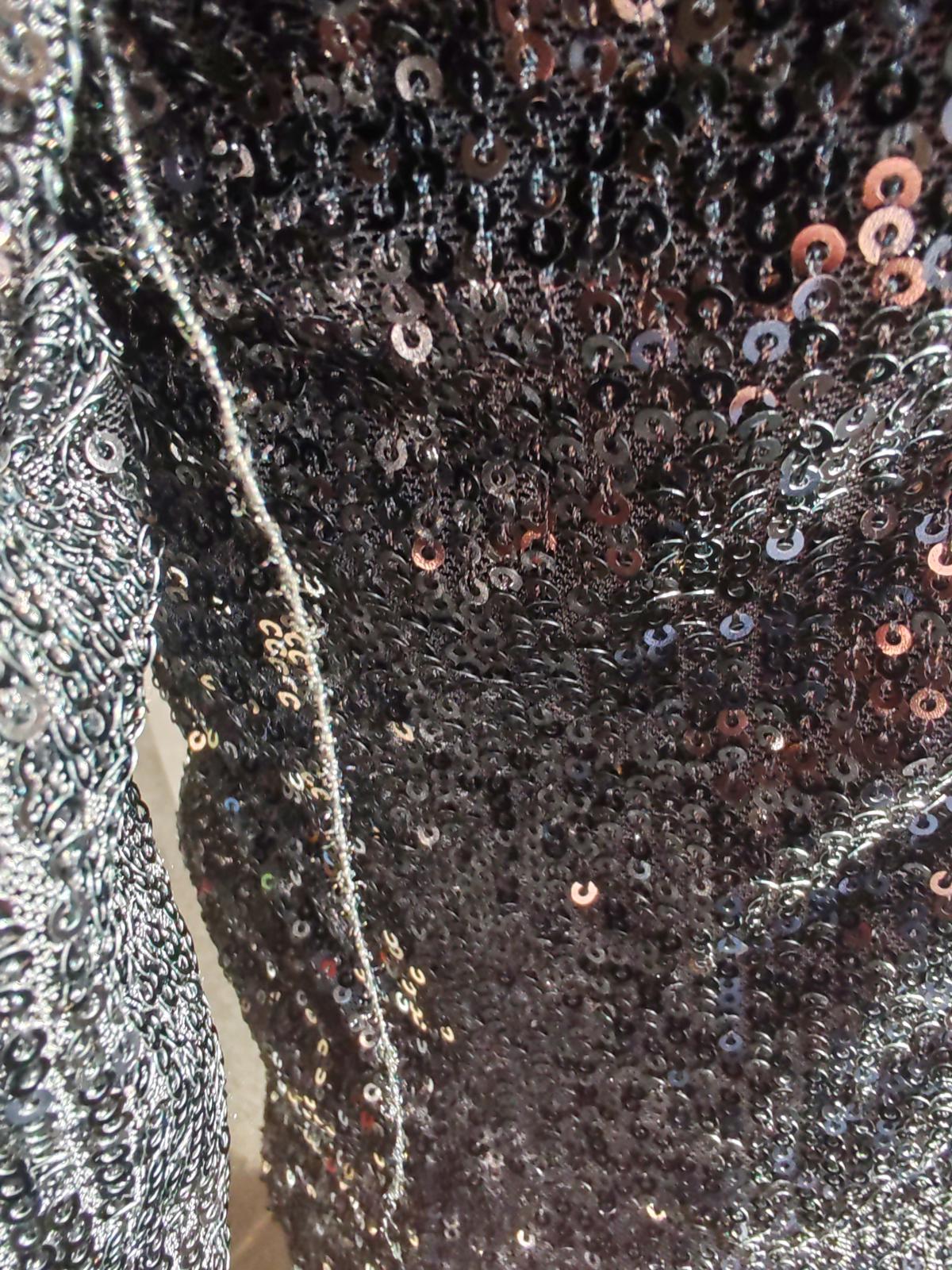 New Forever | UK 12 | Sequin Black Dress | Polyester