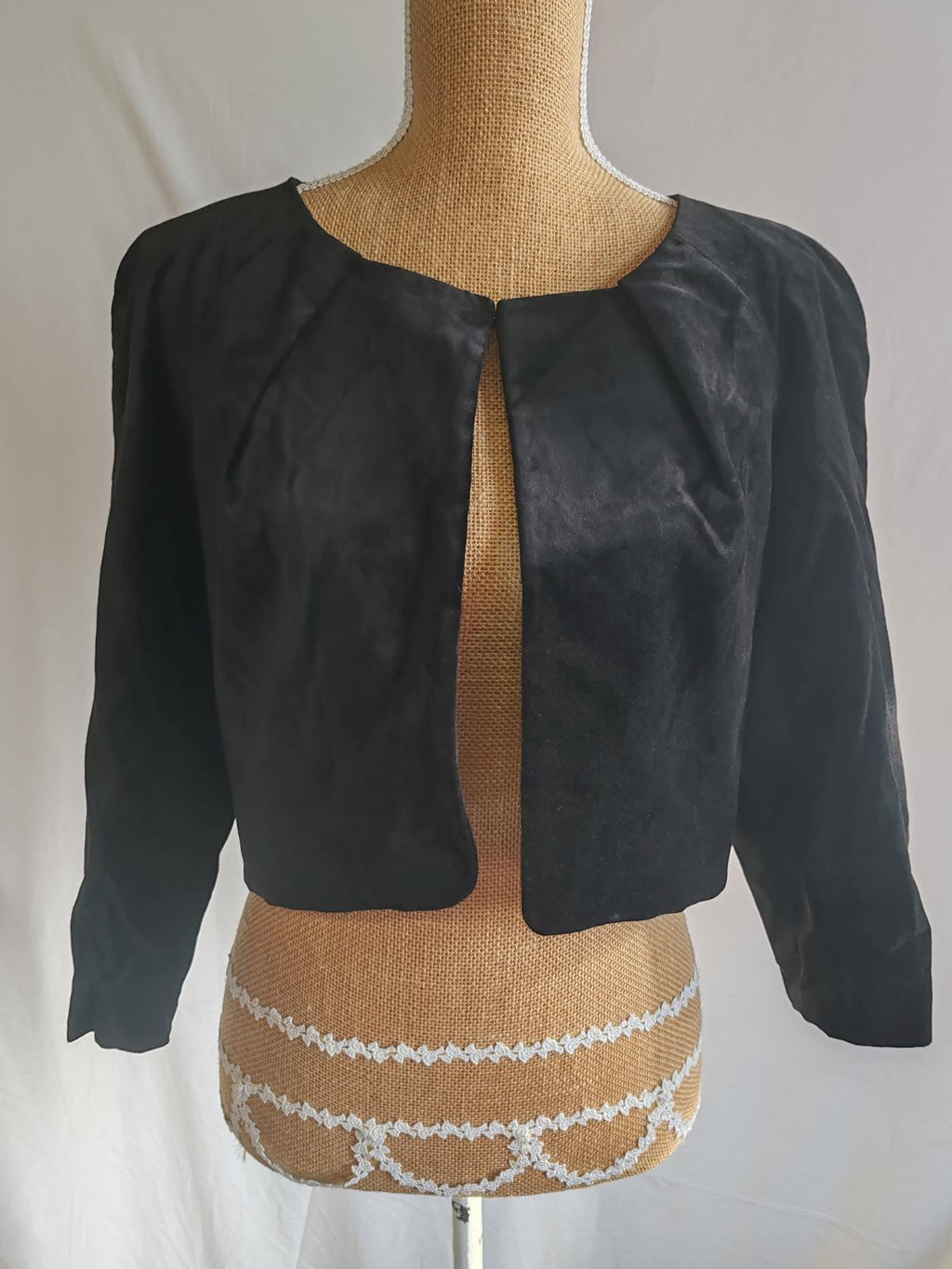 Oky-Coky | 38 Chest | Black Velvet Jacket