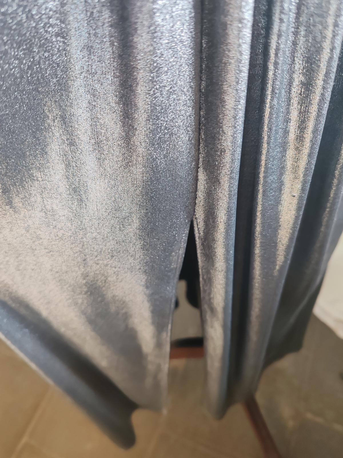 Joseph Ribkoff | UK 10 | Metallic Silver Long Dress | Polyester