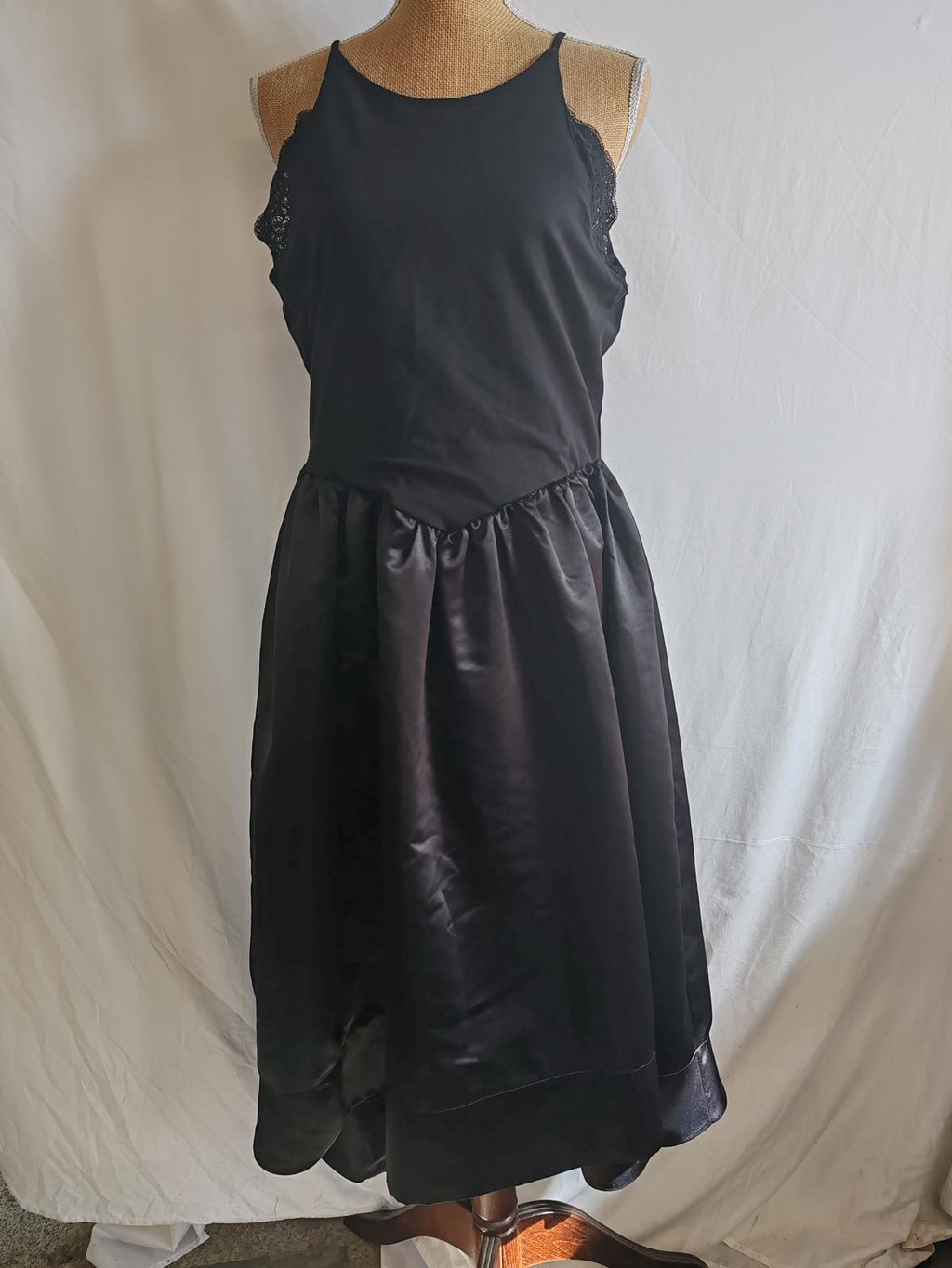 Next | UK 16 | Black Strappy Dress