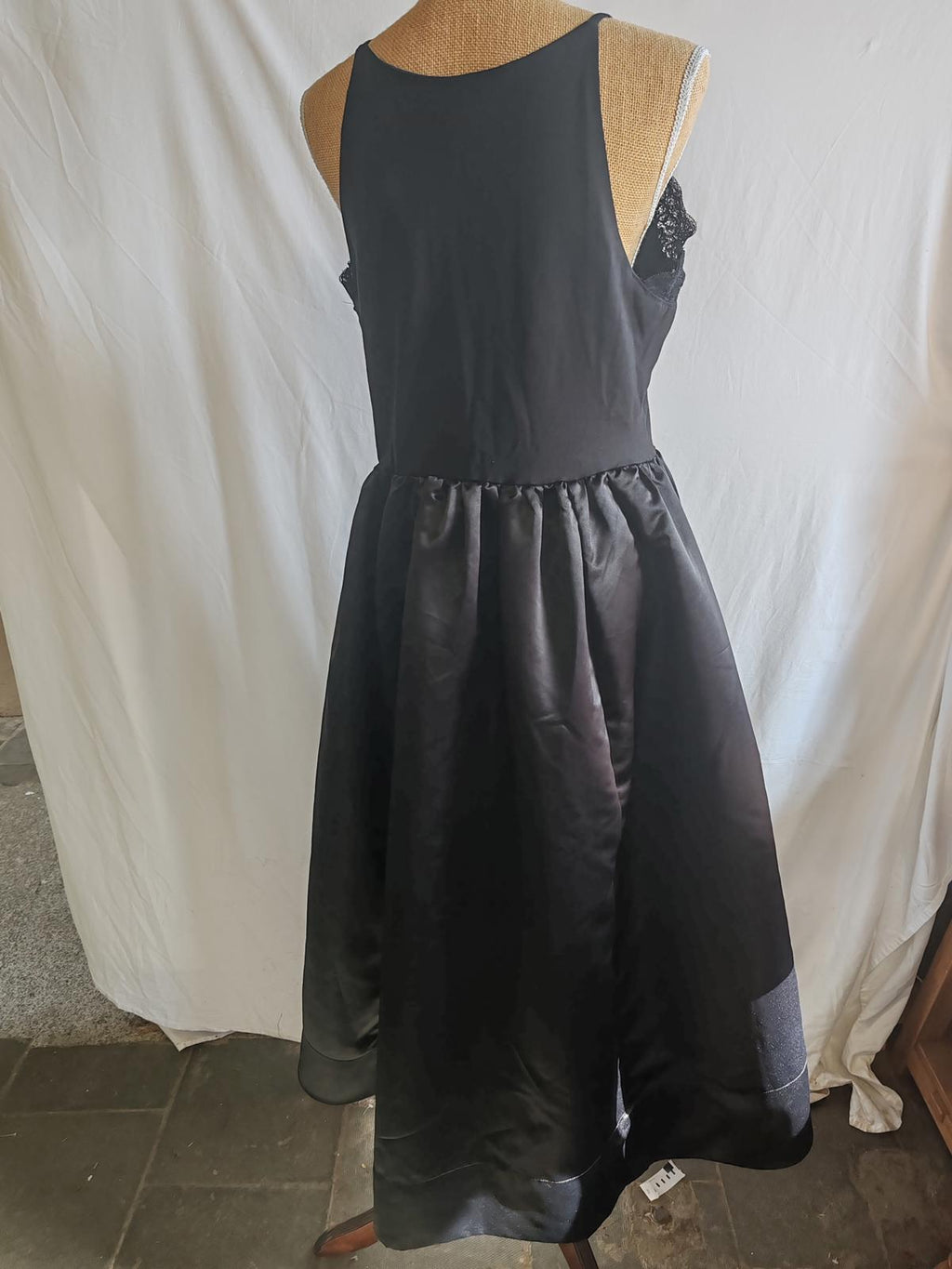 Next | UK 16 | Black Strappy Dress
