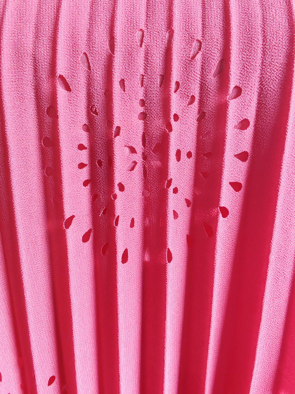 Darling | UK 10 | Coral Pleated Dress | Polyester
