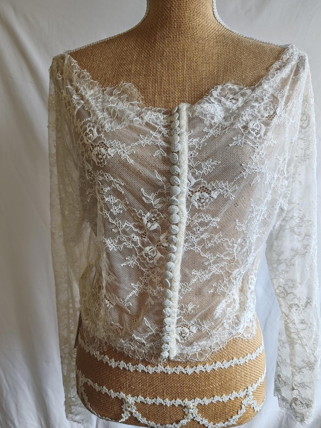 Bianco | 3XL | White Lace Bolero