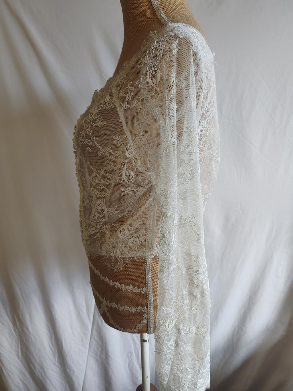 Bianco | 3XL | White Lace Bolero