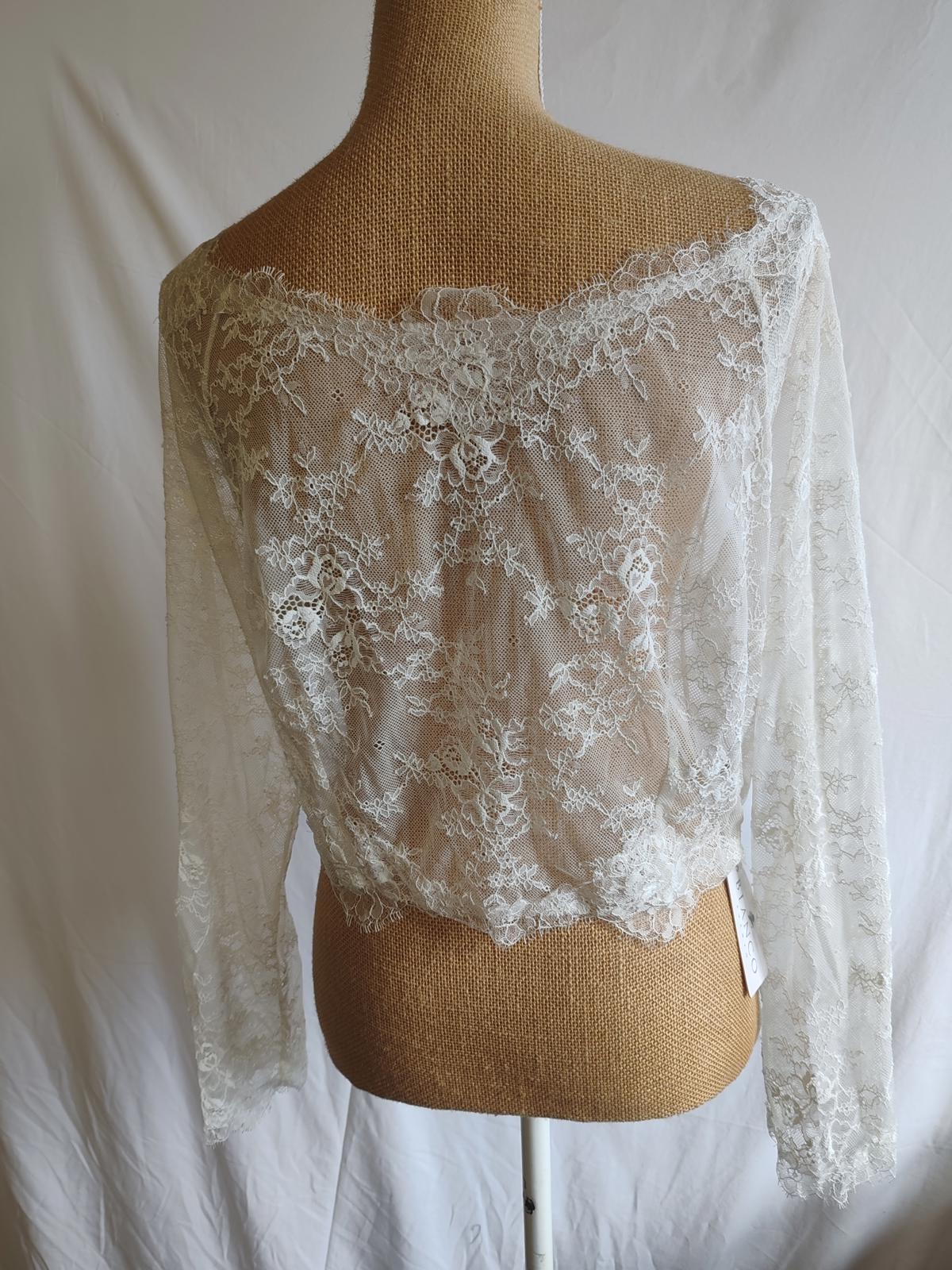 Bianco | 3XL | White Lace Bolero