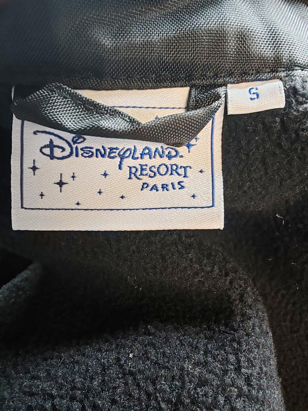 Disneyland Paris | S | Black Rain Jacket | Polyester