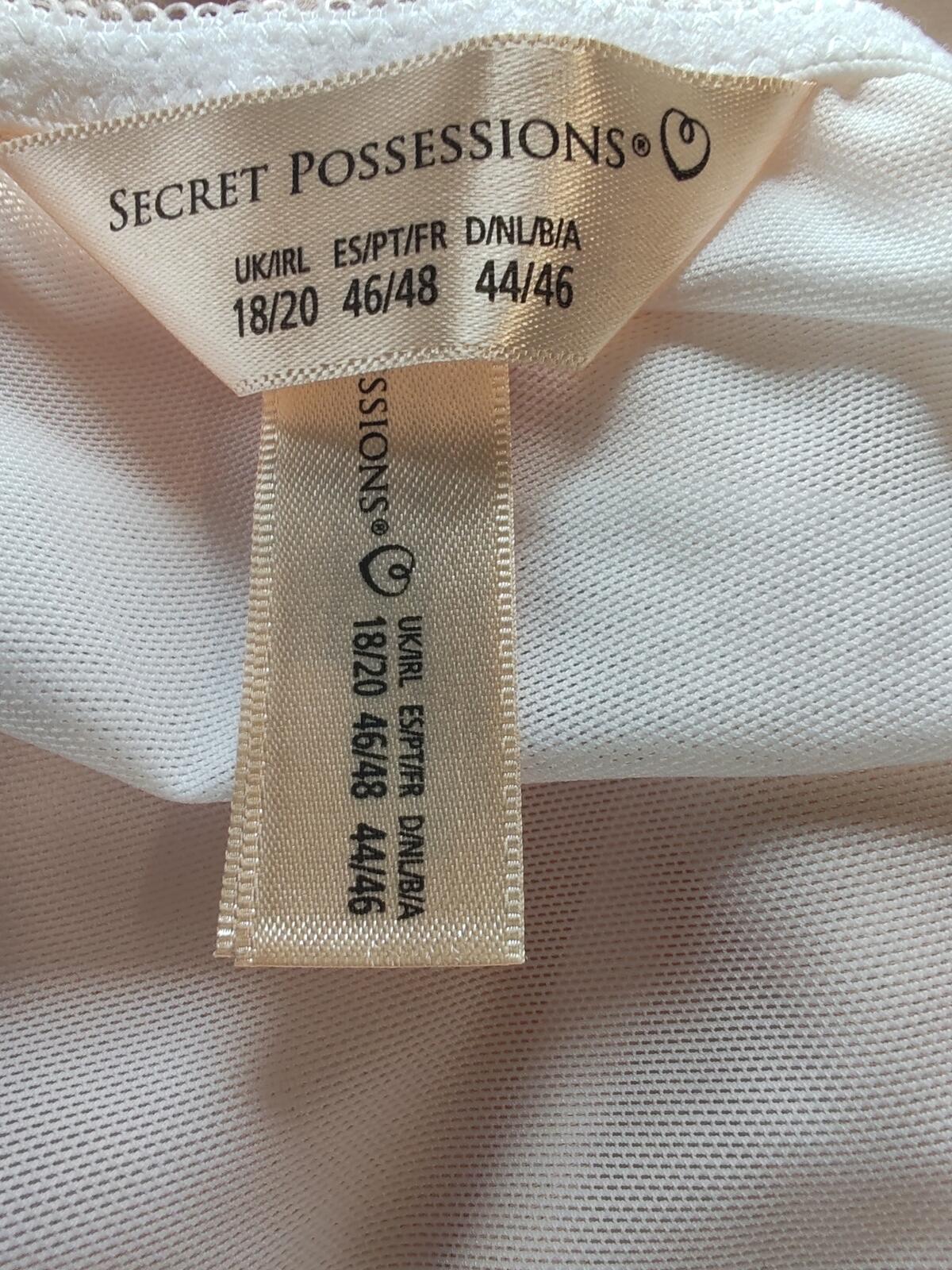 Secret possession | UK 18/20 | White Knickers | Polyamide