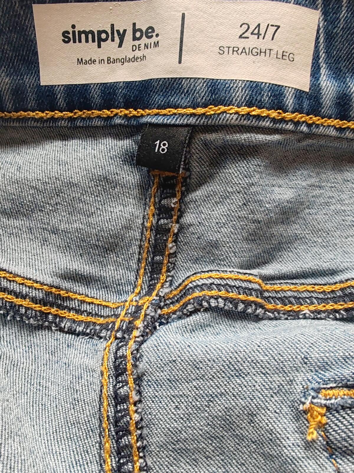 Simply Be | UK 18S | Denim Jeans | Cotton