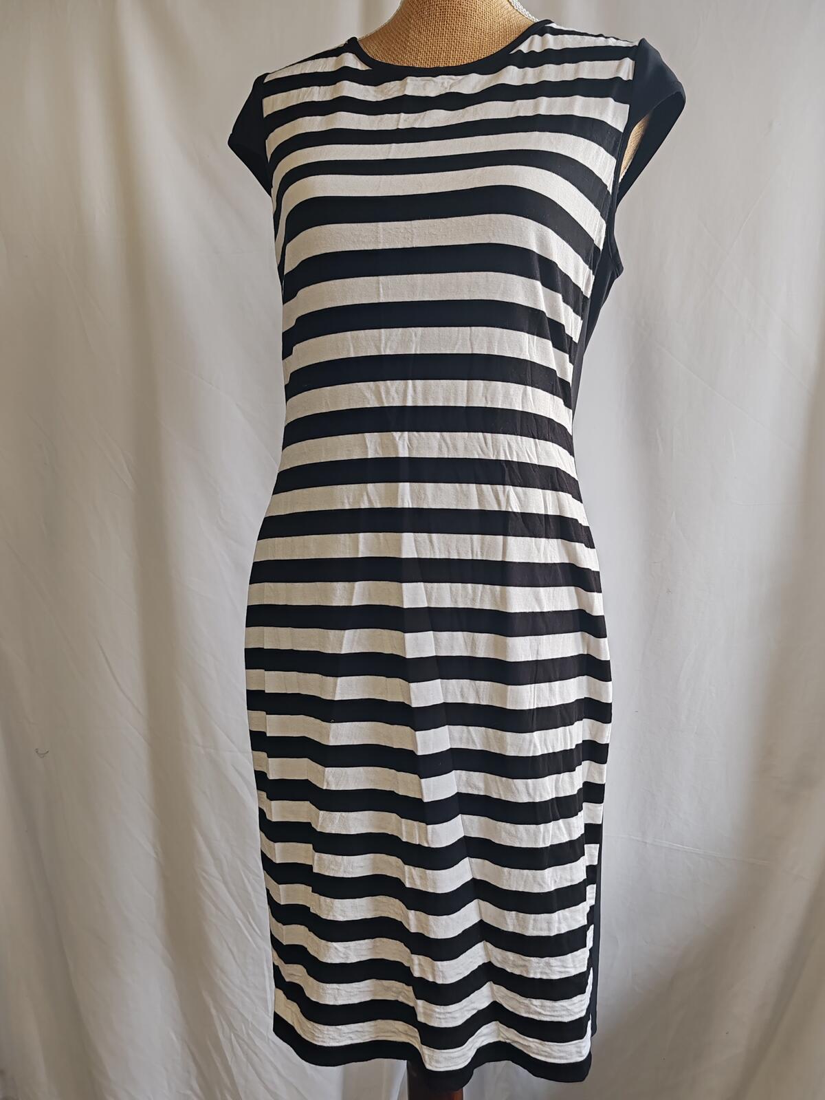 Joseph Ribkoff | Size 12 | Striped Bodycon Dress |
