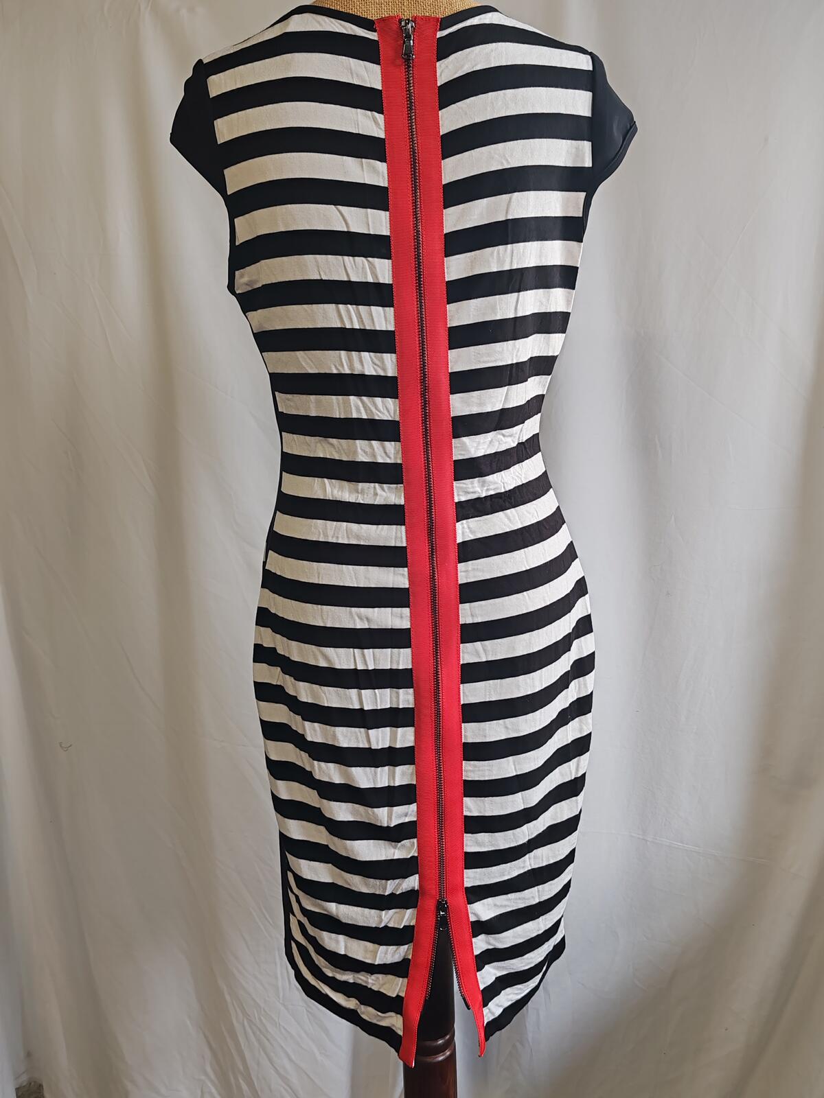 Joseph Ribkoff | Size 12 | Striped Bodycon Dress |